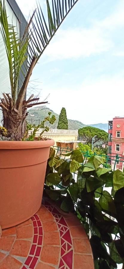 "Sea-See" Studio Taormina Center - Bellissima Vista Mare - Corner Kitchen Exterior photo