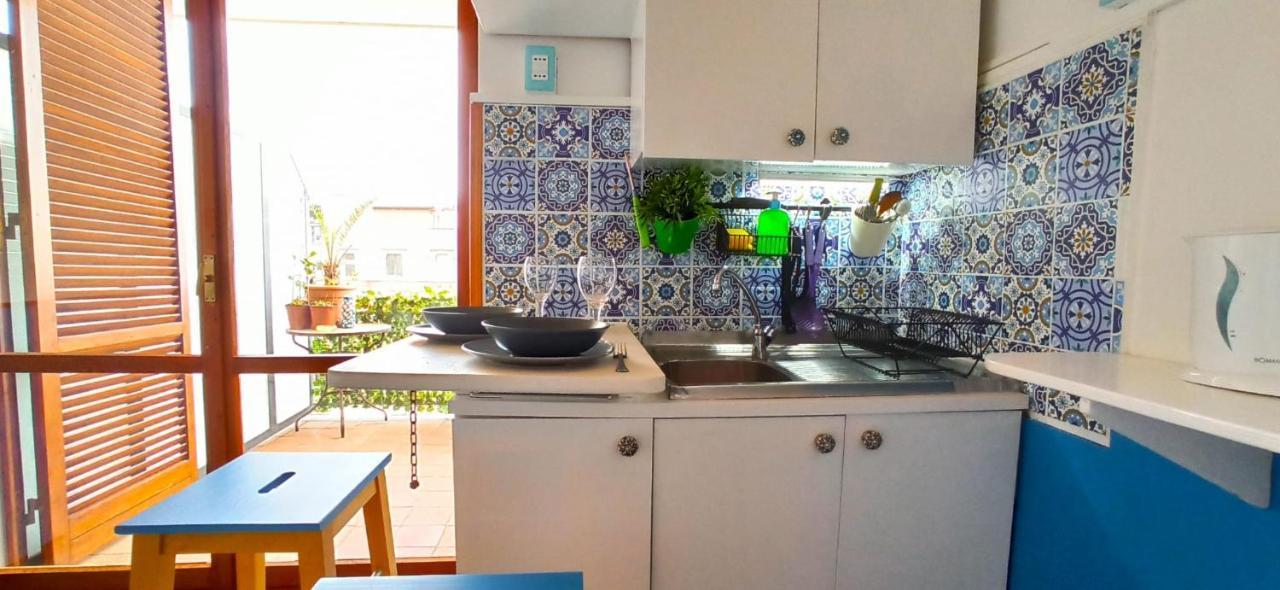 "Sea-See" Studio Taormina Center - Bellissima Vista Mare - Corner Kitchen Exterior photo