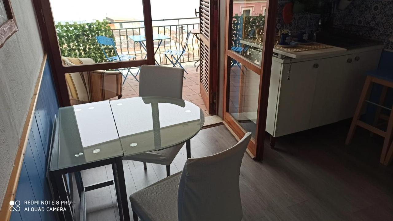 "Sea-See" Studio Taormina Center - Bellissima Vista Mare - Corner Kitchen Exterior photo