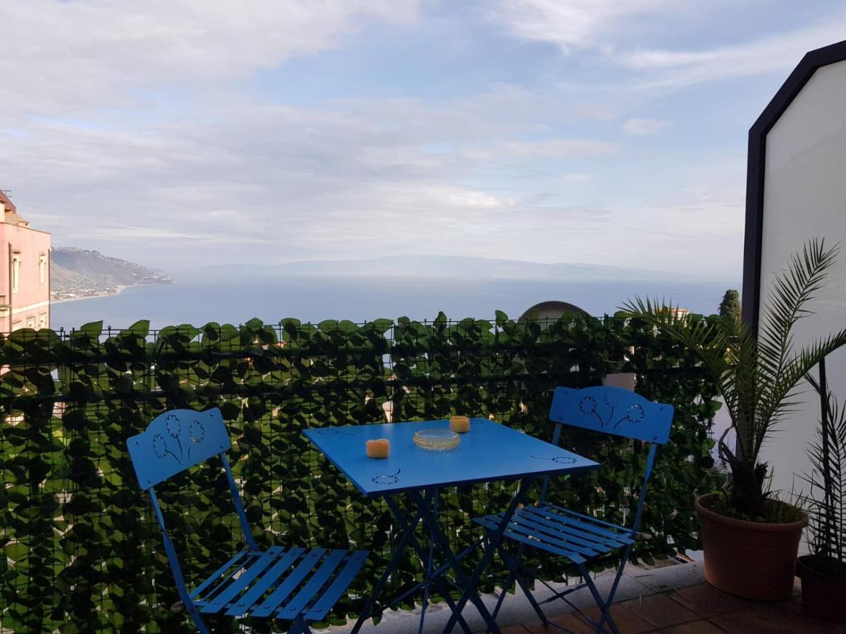 "Sea-See" Studio Taormina Center - Bellissima Vista Mare - Corner Kitchen Exterior photo